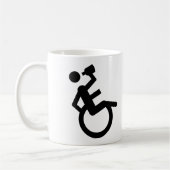 rolstoelrolstoel koffiemok (Links)