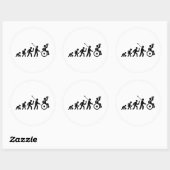 Rolstoelrugby Ronde Sticker (Vel)