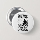 Rolstoelvisser Boating Disabled Hob Ronde Button 5,7 Cm (Voorkant /achterkant)