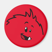 Roly-Poly Monster Magnet (Versie gezicht) Magneet (Voorkant)