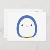 Roly Poly Penguin Briefkaart (Voorkant / Achterkant)