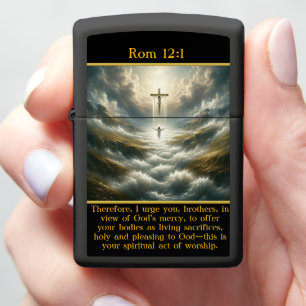 Rom 12:1 Majestueus Kruis Goddelijke Straling