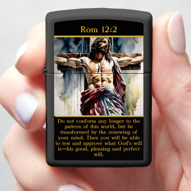 Rom 12:2 Stralend Christusberglandschap (In Hand)