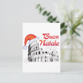 Roma Buon Natale Feestdagenkaart (Staand voorkant)