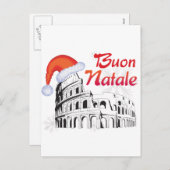 Roma Buon Natale Feestdagenkaart (Voorkant / Achterkant)