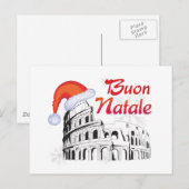 Roma Buon Natale Feestdagenkaart (Voorkant / Achterkant)