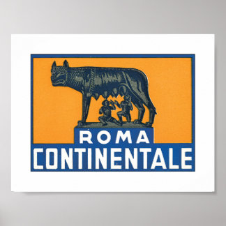 Roma Continentale Poster