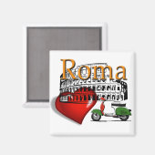 Roma in my Heart Magneet (Voorkant / Achterkant)