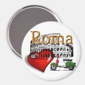 Roma in my heart magnet magneet (Voorkant / Achterkant)