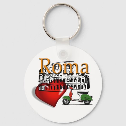 Roma in my Heart Sleutelhanger (Voorkant)