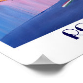 Roma Italia Retro Poster (Hoek)