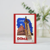 Roma Italiaanse reis Rome Briefkaart (Staand voorkant)