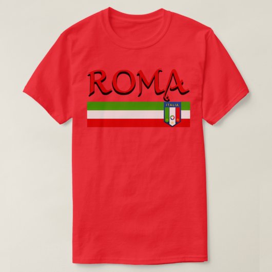 Roma italiaanse stad t-shirt (Design voorkant)