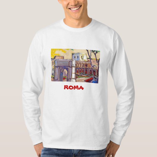 ROMA Lange hoes T-shirt (Voorkant)
