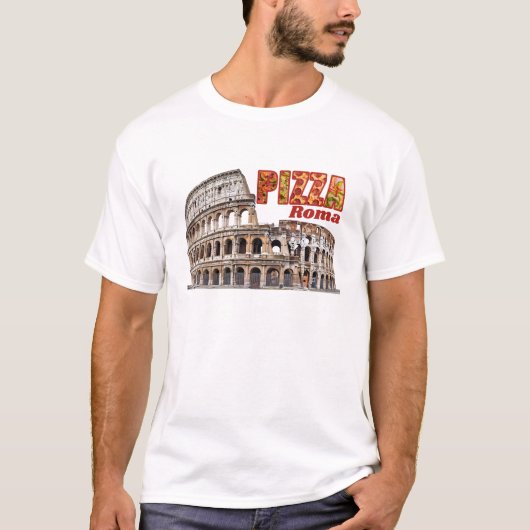 ROMA PIZZA T-SHIRT (Voorkant)
