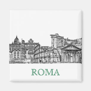 Roma, Rome... reis souvenir cadeaus Magneet