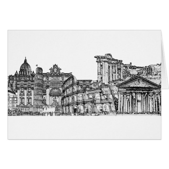 Roma, Rome... souvenirs de voyage (Devant horizontal)