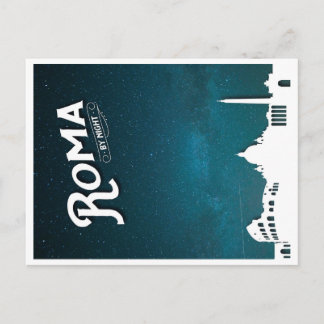 Roma 's nachts . briefkaart