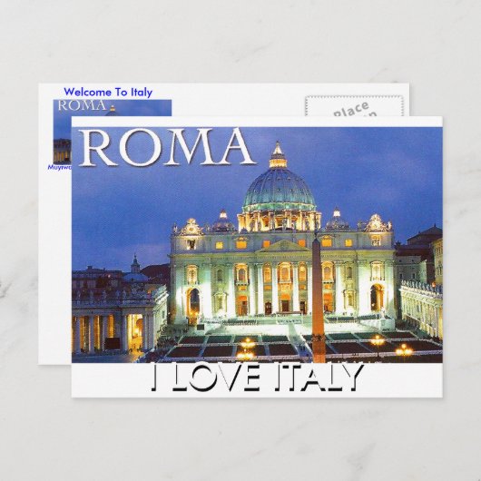 ROMA (van Muyiwa Adetola Okubule) Briefkaart (Voorkant / Achterkant)