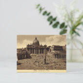 Roma, Vaticaan, Sint-Peter-plein Briefkaart (Staand voorkant)