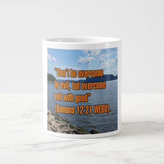 Romains 12:21 WEBU Mug (Devant)