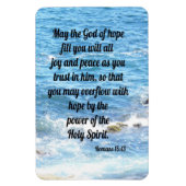 Romains 15:13. magnet de frigo (Vertical)