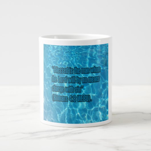 Romains 4:8 WEBU Mug (Devant)