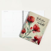 Romains 5:5 La Bible Amoureuse de Dieu Verse Fleur (Devant avec enveloppe)