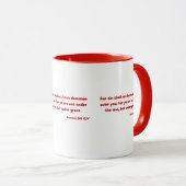 Romains 6:14 Bible Écriture Verse Mug à deux tons (Devant droit)