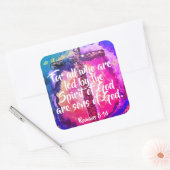 Romains 8:14 Stickers de la Bible chrétienne (Enveloppe)