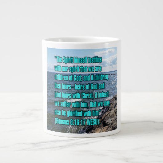 Romains 8:16-17 WEBU Mug (Devant)