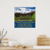 Romains 8:28 Ecriture poster (Cuisine)