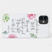 Romains 8:28 KJV iPhone 11 coque (Dos (Horizontal))