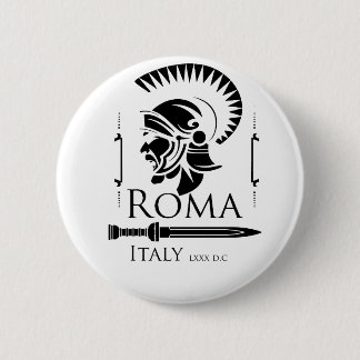 Roman Army - Legionair met Gladio Ronde Button 5,7 Cm