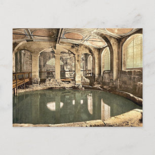 Roman Baths en Abbey, Circular Bath, Bath, Englan Briefkaart