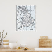 Roman Britain 43 AD Poster (Keuken)