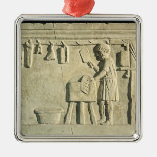 Roman Butcher's, relief Metalen Ornament