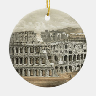 Roman Coliseum  Art Keramisch Ornament