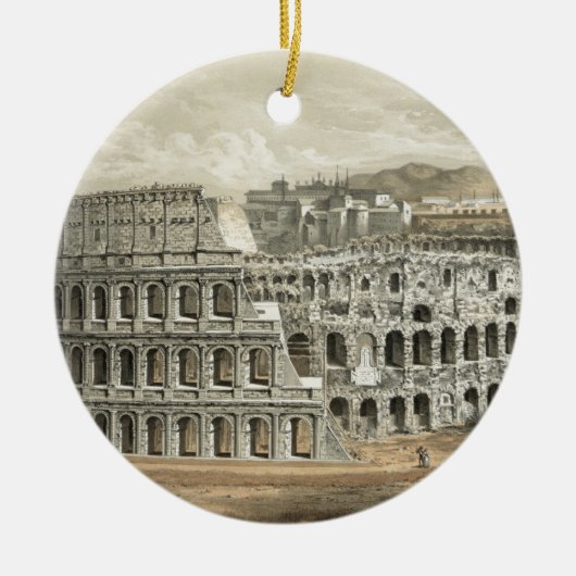 Roman Coliseum  Art Keramisch Ornament (Voorkant)