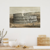 Roman Coliseum Art Poster (Keuken)