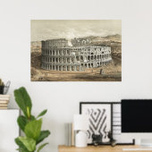 Roman Coliseum Art Poster (Thuiskantoor)