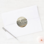 Roman Coliseum  Art Ronde Sticker (Envelop)