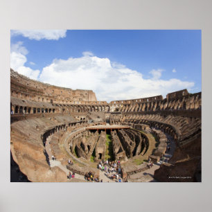 Roman Coliseum, uitzicht visogen Poster