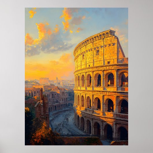 Roman Colosseum Art Print (Voorkant)