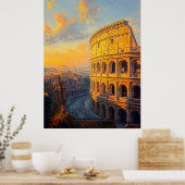 Roman Colosseum Art Print (Keuken)