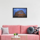 Roman Colosseum bij nacht Canvas Afdruk (Insitu (Woonkamer))