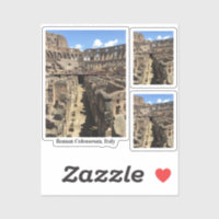 Roman Colosseum, Italië Fotografie van de Sticker