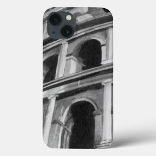 Roman Colosseum met Architectural Drawings iPhone 13 Hoesje