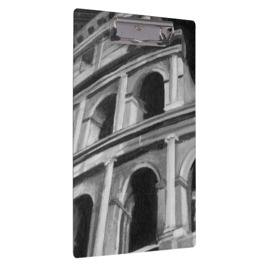 Roman Colosseum met Architectural Drawings Klembord (Rechts)