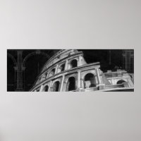 Roman Colosseum met Architectural Drawings